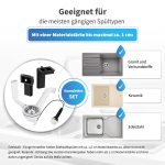 Siebkorbventil 114mm mit Excenterventil, Raumschaffer und Überlauf