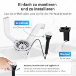 Siebkorbventil 114mm mit Excenterventil, Raumschaffer und Überlauf