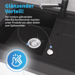 Siebkorbventil 114mm mit Excenterventil, Raumschaffer und Überlauf