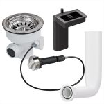 Siebkorbventil 114mm mit Drehexcenterventil Ventil und Abtropf-Überlauf