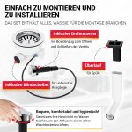 Siebkorbventil 114mm mit Drehexcenterventil Ventil und Abtropf-Überlauf