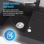 Siebkorbventil 114mm mit Drehexcenterventil Ventil und Abtropf-Überlauf