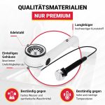 Siebkorbventil 70 mm mit Überlauf-Set, Raumsparrohr + Bowdenzug verschließbar