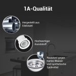 Siebkorbeinsatz 114 mm Siebkorbventil mit Abtropf-Überlauf für Spüle