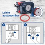 Silikonfett & 2x O-Ring Dichtung SET wie DeLonghi 5332149100 für Brühgruppe