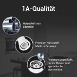 Spülenablaufgarnitur mit Siebkorb Excenterventil 70 mm 1 1/2 " verschließbar