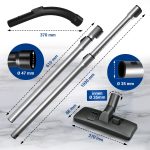 Verlängerungsrohr wie Miele 10275580 9442601 Handgriff 35mm Kombidüse 35mmØ