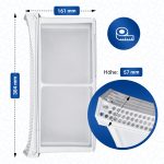 Flusensieb wie Bosch 00650474 Filtertasche innen außen für Trockner