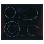 Glaskeramikplatte wie gorenje 480884 Rahmenlos Glasplatte für Kochfeld Herd