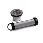 Ablaufgarnitur 1 1/2" verchromt mit Standrohr für Spülbecken und Spülwanne