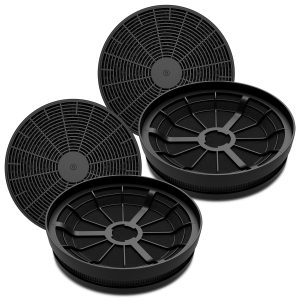 Aktivkohlefilter Set 4x passend wie Respekta MIZ0023N für Dunstabzugshaube