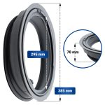 Türmanschette wie LG MDS41955002 Türdichtung für Waschmaschine – Bild 2