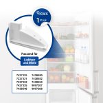 Halter Liebherr 7438550 Seitenteil rechts für Flaschenfach in Kühlschrank