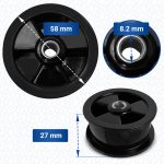 Spannrolle wie AEG 8581250125037 Riemenspannung für Trockner