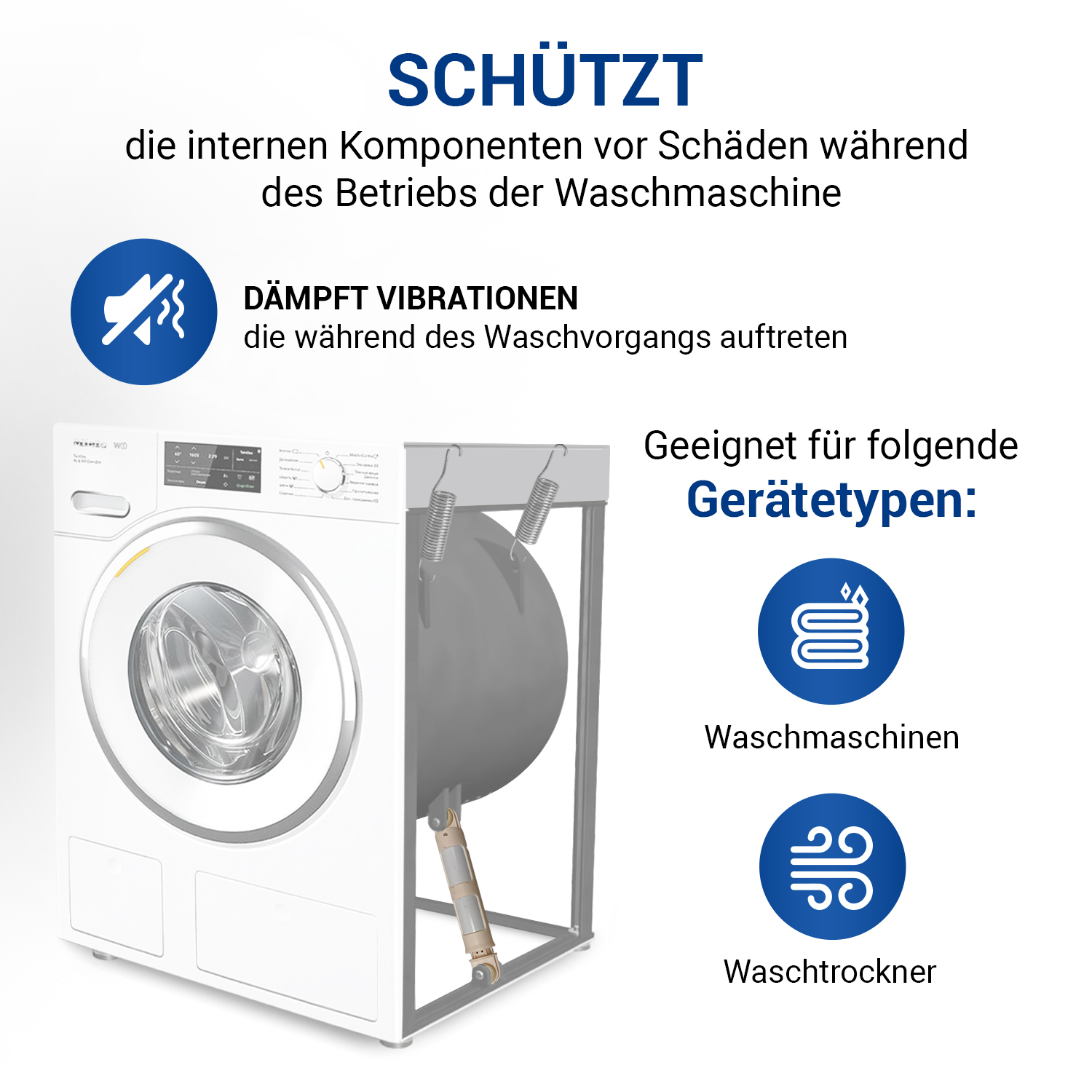 Stoßdämpfer 120N wie Candy Hoover 49043541 41017170 für Waschmaschine Stoßdämpfer 120N wie Candy Hoover 49043541 41017170 für Waschmaschine