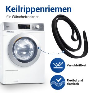 Keilrippenriemen 1971PH7 wie AEG 140056254018 Antriebsriemen für Trockner