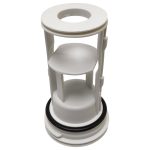 Flusensieb wie Zanussi 50290260004 Filter mit Deckel Dichtung für Waschmaschine