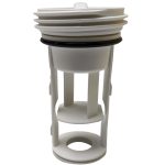 Flusensieb wie Zanussi 50290260004 Filter mit Deckel Dichtung für Waschmaschine
