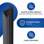 Türdichtung 3-seitig wie Electrolux 1171265448 für Geschirrspüler