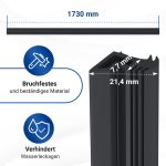 Türdichtung 3-seitig wie Electrolux 1171265448 für Geschirrspüler