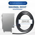 Türdichtung 3-seitig wie Electrolux 1171265448 für Geschirrspüler