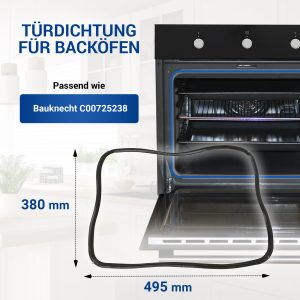 Türdichtung wie Bauknecht C00725238 für Backofen Herd