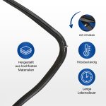Türdichtung wie Bauknecht C00725238 für Backofen Herd