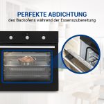 Türdichtung wie NEFF 00096824 rundum 8Haken für Backofen Herd