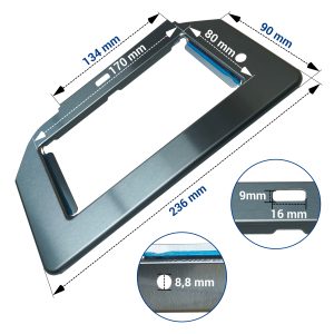 Abtropfschaleneinsatz Siemens 12020235 Tropfblechrahmen für Kaffeemaschine