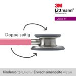3M Littmann Classic III Stethoskop 5633 Perlmutt 69cm Modell 5633 – Bild 4