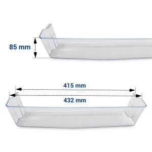 Flaschenfach Amica 1022439 Türfach 432x85mm unten für Kühlschrank