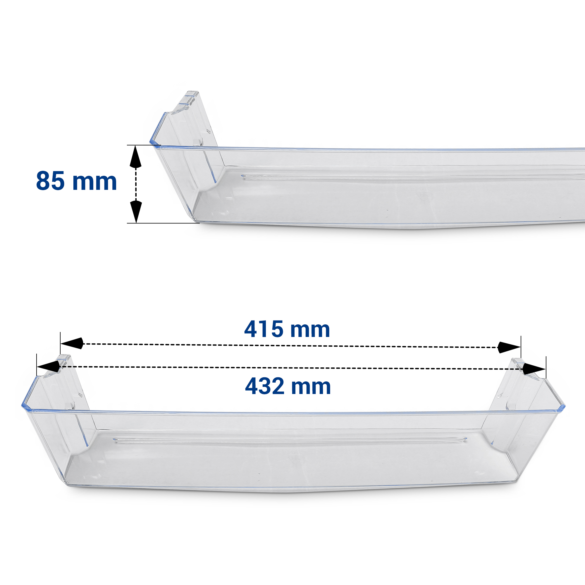 Flaschenfach Amica 1022439 Türfach 432x85mm unten für Kühlschrank Flaschenfach Amica 1022439 Türfach 432x85mm unten für Kühlschrank