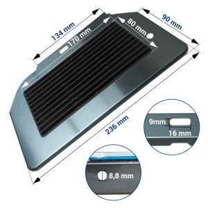 Abtropfschalenabdeckung Siemens 12020236 12020235 Set für Kaffeemaschine