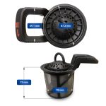 Sieb Set wie AEG 140064682010 8075472269 Feinsieb+Grobsieb für Geschirrspüler