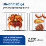 Grillrost Set 2x einstellbar 370/650x320 mm mit Schraubverschluss für Backofen