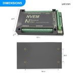 RATTMMOTOR CNC Controller 4 Achsen 200kHz 12–32VDC WT734R9K0902 Mach3 Board – Bild 2
