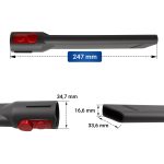 Fugendüse wie Dyson 967612-01 Slim 247mm für Akku-Staubsauger V7 V8 V10 V11