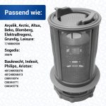 Grobsieb + Feinsieb beko 1740800500 Sieb Set für Geschirrspüler