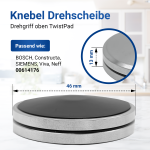 Drehgriff wie Neff 00614176 Knebel oben für Kochfeld Herd – Bild 2