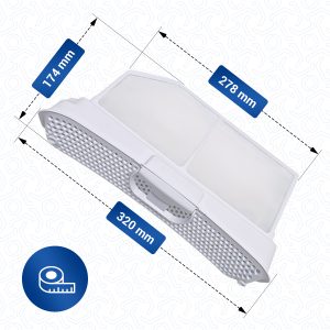 Flusensieb wie Bosch 00752387 Filtertasche Aufklappbar in Trockner