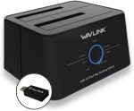 WAVLINK Dual Bay Festplatten Dockingstation USB 3.0 auf SATA bis 2x16 TB