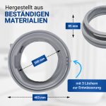 Türmanschette wie Siemens 0772655 Dichtung Türgummi für Waschmaschine