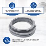 Türmanschette wie Siemens 0772655 Dichtung Türgummi für Waschmaschine