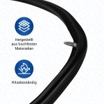 Türdichtung wie Zanussi 357725202/0 rundum 4Haken für Backofen Herd