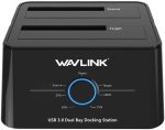 WAVLINK Dual Bay Festplatten Dockingstation USB 3.0 auf SATA bis 2x16 TB – Bild 5