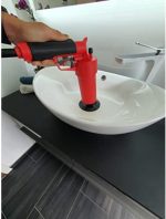 ROTHENBERGER Pressluft Rohrreiniger mit 4 Gummiadaptern für Abfluss – Bild 6