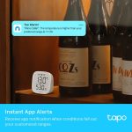 Tapo smartes Raumthermometer Hygrometer WLAN mit LCD und App – Bild 7