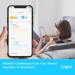 Tapo smartes Raumthermometer Hygrometer WLAN mit LCD und App – Bild 3