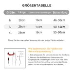 Elastische Kniebandage 1 Paar Kniestütze atmungsaktiv leicht Unisex L – Bild 7