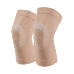 Elastische Kniebandage 1 Paar Kniestütze atmungsaktiv leicht Unisex L